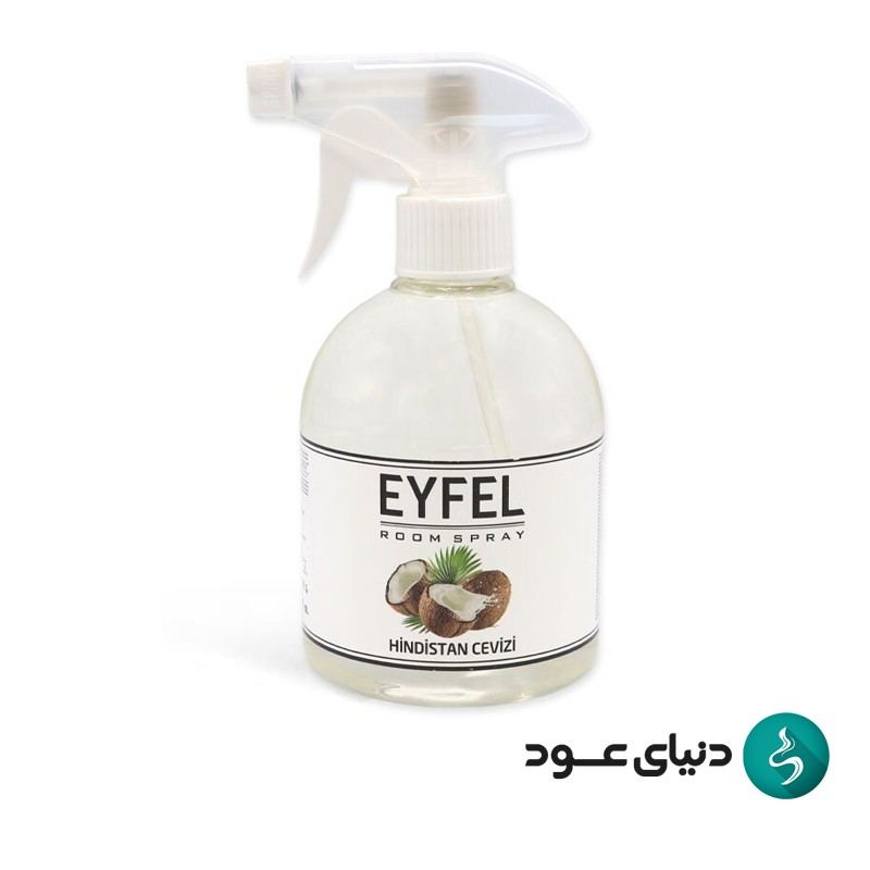 خوشبوکننده ایفل 500 میل اسپری رایحه نارگیل - نسخه اقتصادی