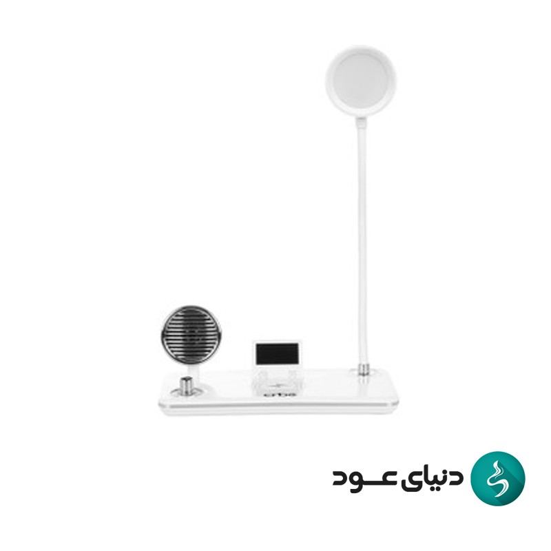 هولدر رومیزی چند کاره وایرلس مدل y106 سفید