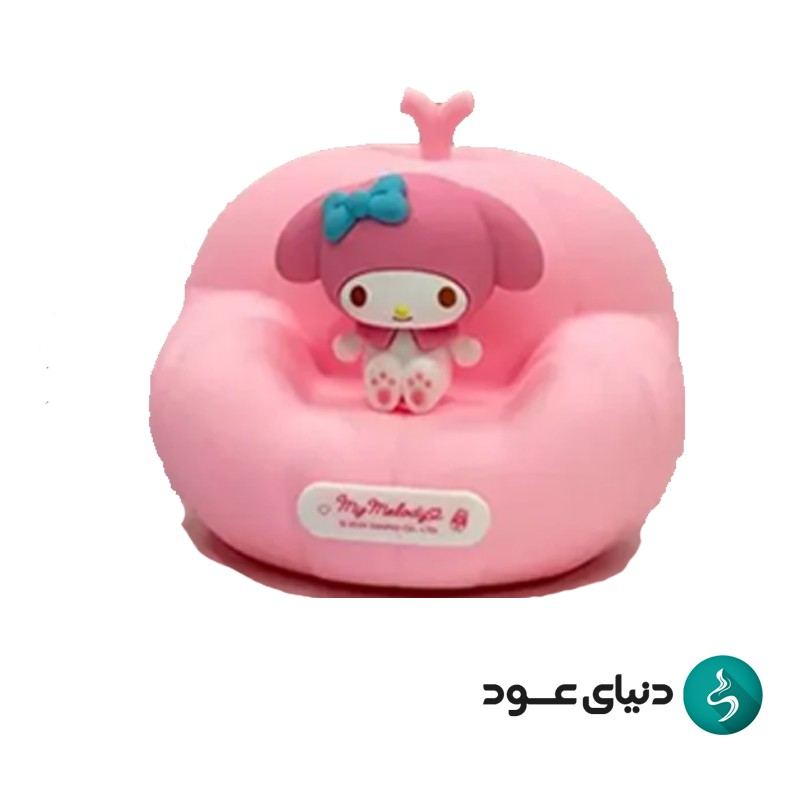 چراغ خواب سیلیکونی طرح کرومی صورتی