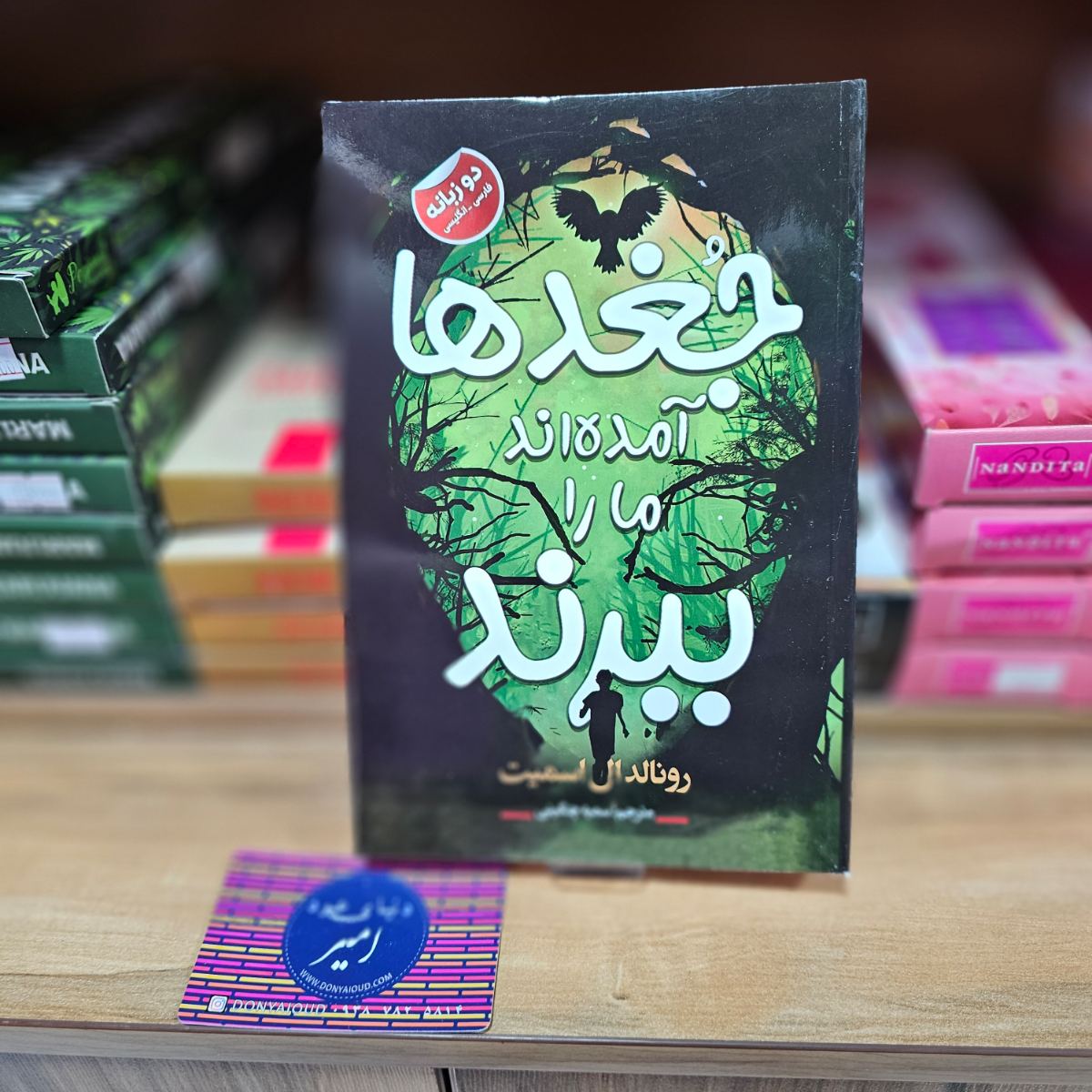 کتاب جغدها آمده اند مارا ببرند اثر رونالد اسمیت نشر ایرمان - دو زبانه