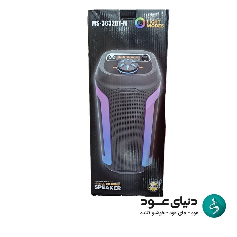 اسپیکر بلوتوثی طبیعت گردی مدل ms-3632bt-m