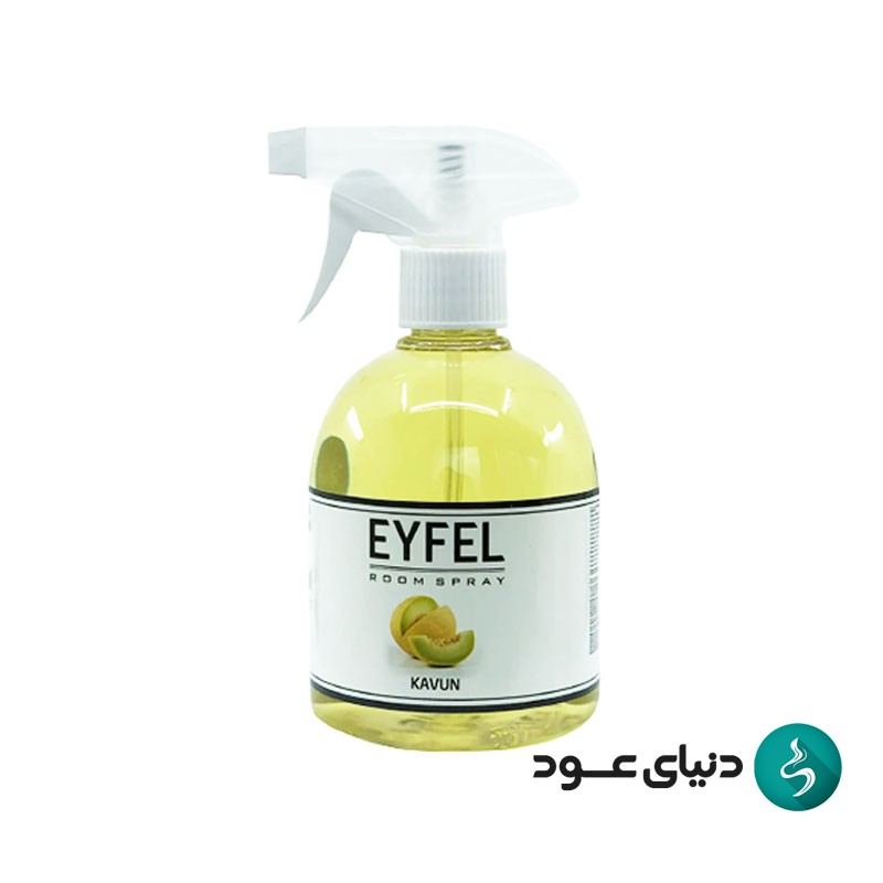 خوشبوکننده ایفل 500 میل اسپری رایحه طالبی - نسخه اقتصادی