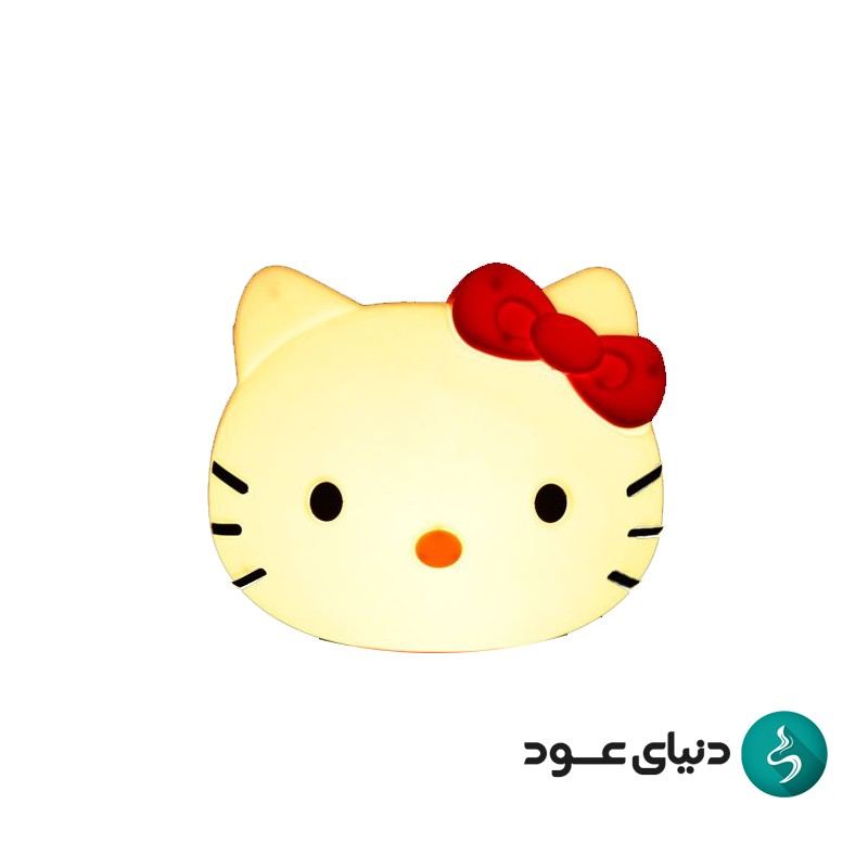 چراغ خواب سیلیکونی طرح کیتی