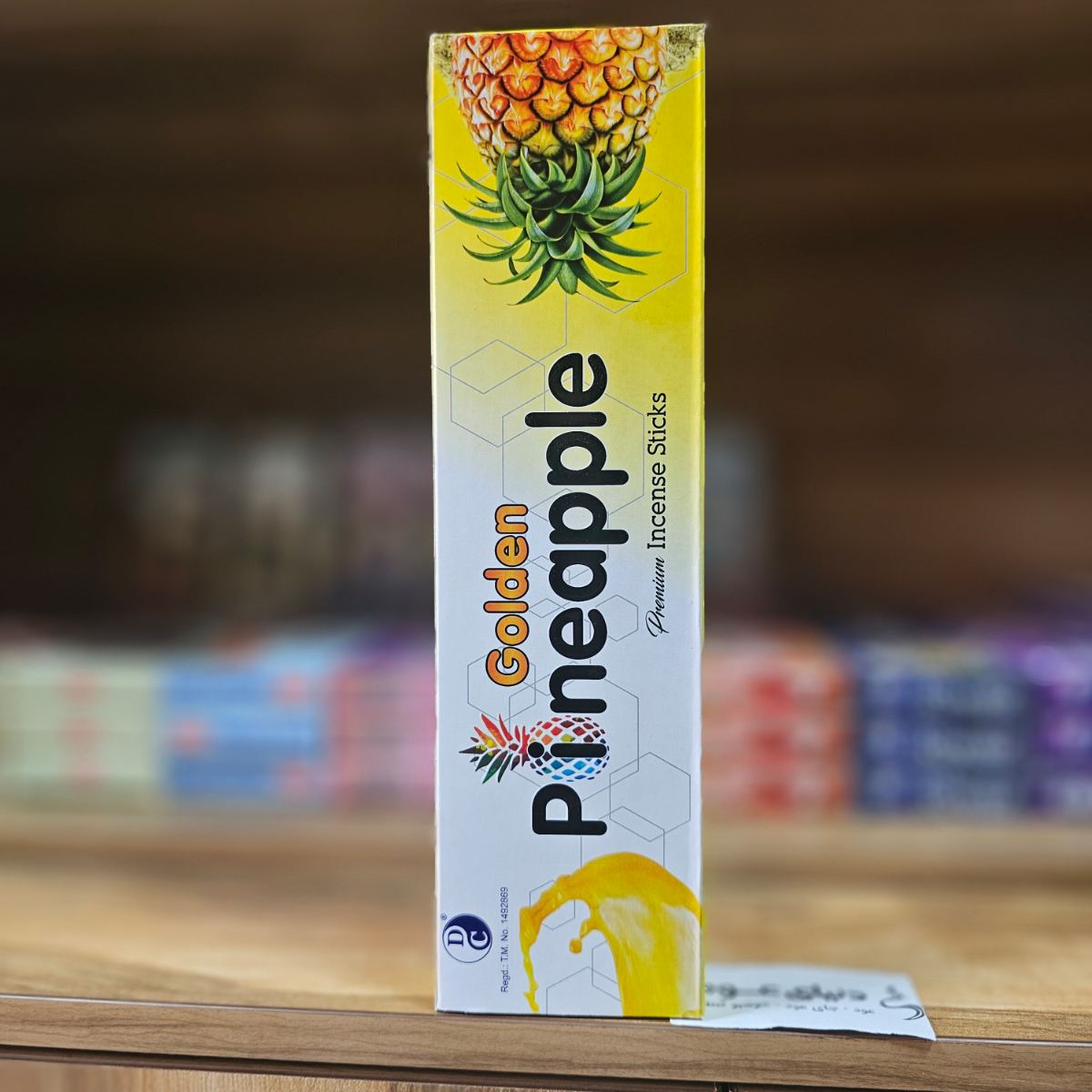 عود خوشبو کننده شاخه ای دست ساز 90 گرم دی سی (DC) مدل میوه ای رایحه آناناس pineapple