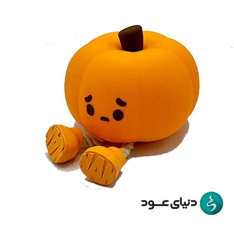 چراغ خواب سیلیکونی طرح کدو ناراحت