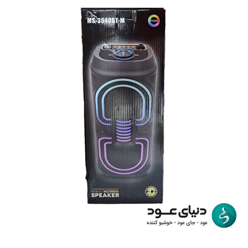 اسپیکر بلوتوثی طبیعت گردی مدل ms-36۴۰bt-m